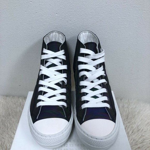 NIB Maison Margiela Reflective Stereotype High Top MMM MM6 Martin Sneakers 39.5 - Picture 6 of 11
